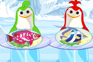 《企鹅鲜鱼餐厅中文版》游戏画面1