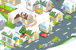《圣诞节的小镇》游戏画面1
