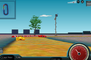 《3D激情赛车》游戏画面1