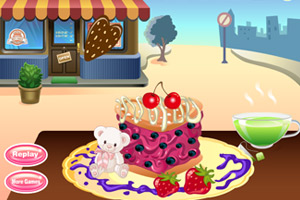 《情人节曲奇蛋糕》游戏画面1