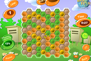 《蜂巢对对碰》游戏画面1