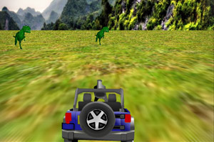 《3D侏罗纪吉普车》游戏画面1