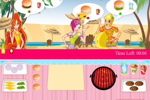 《美女的汉堡店》游戏画面1