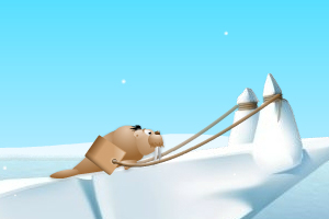 《冰上滑行》游戏画面1