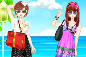 《海滩孪生姐妹》游戏画面1