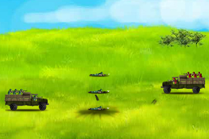 《军事战役迷你版》游戏画面1