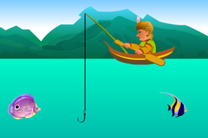 《印第安人钓鱼》游戏画面1