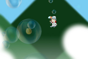 《泡泡与金币》游戏画面1