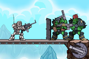 《银甲机械战士》游戏画面1