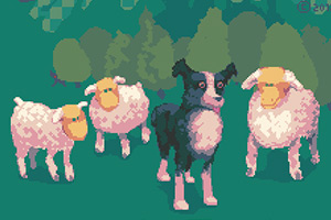 《牧羊犬赶羊》游戏画面1