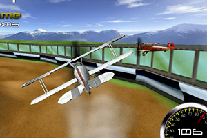 《3D飞机拉力赛》游戏画面1