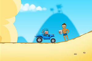 《沙滩车大逃亡》游戏画面1