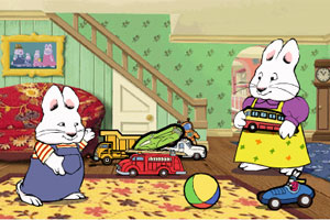 《小兔子打保龄》游戏画面1