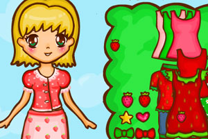 《可爱草莓娃娃》游戏画面1