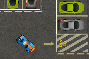 《冬季赛车停车》游戏画面1