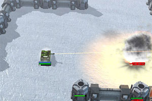 《坦克大战3D版》游戏画面1