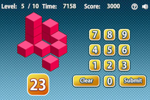 《计算立方体》游戏画面1