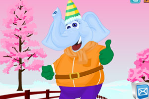 《圣诞节的大象》游戏画面1