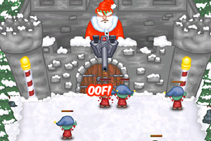 《圣诞老人守卫城堡》游戏画面1