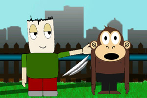 《拍打小猴子》游戏画面1