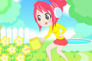《花园里的女孩》游戏画面1