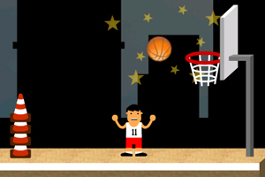 《跳跃的篮球》游戏画面1