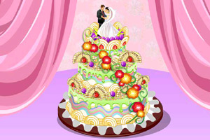 《婚礼蛋糕挑战比赛》游戏画面1