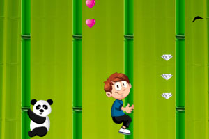 《与小熊猫爬竹子》游戏画面1
