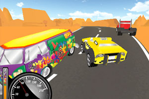 《3D沙漠出租车》游戏画面1