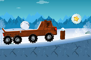 《冰块运送大卡车无敌版》游戏画面1