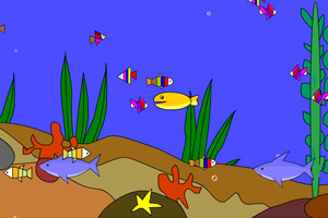 《涂鸦小鱼》游戏画面1