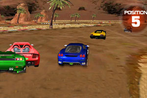 《3D沙漠赛车》游戏画面1