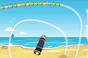 《海滩祖玛》游戏画面1