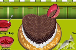 《爱心巧克力蛋糕》游戏画面9