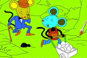 《填色小老鼠》游戏画面1