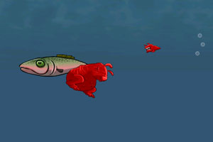 《鱼吃鱼怪兽版》游戏画面1
