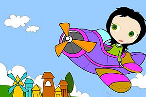 《莉莉开飞机》游戏画面1