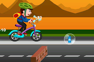 《男孩自行车表演赛》游戏画面1