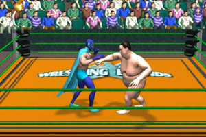 《超级摔角比赛》游戏画面1