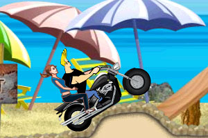 《强尼海滩浪漫摩托》游戏画面1