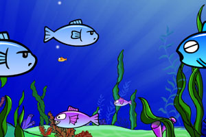 《海底吃小鱼》游戏画面1