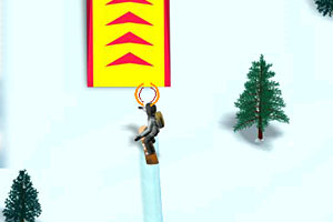 《雪山滑雪障碍赛》游戏画面1