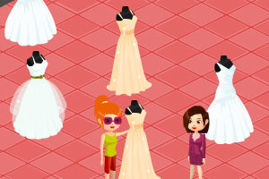 《新娘婚纱店》游戏画面1