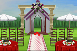 《户外婚礼布置》游戏画面1