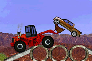 《模拟铲土车无敌版》游戏画面1