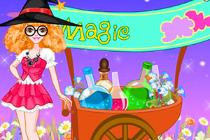 《售卖魔法的女孩》游戏画面1