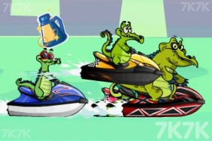 《小鳄鱼摩托艇》游戏画面8