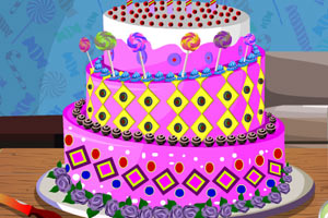 《糖果生日蛋糕》游戏画面1