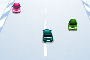 《冬季公路飙车》游戏画面1
