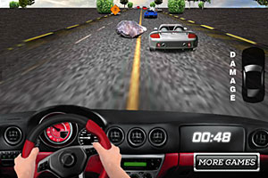 《3D狂热驾驶无敌版》游戏画面1